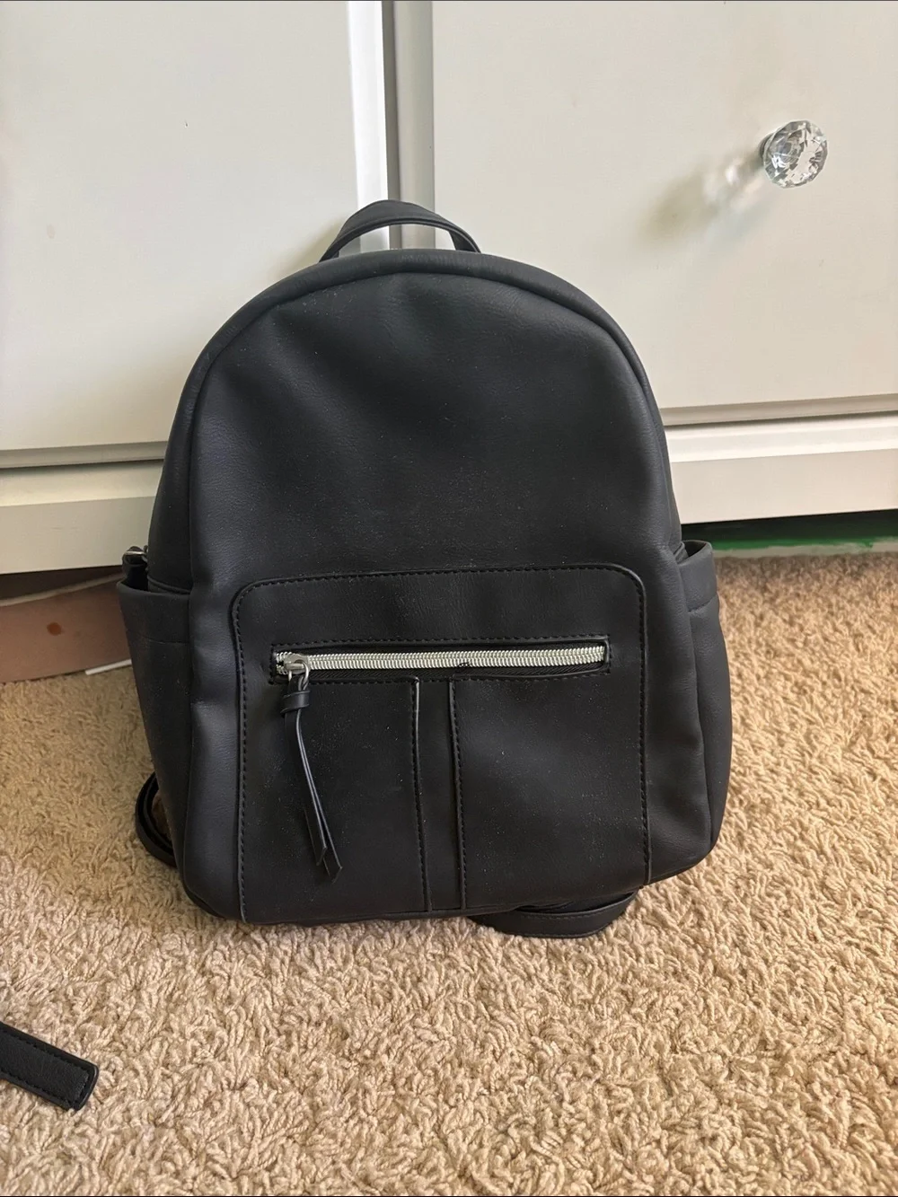 Mini Black Backpack